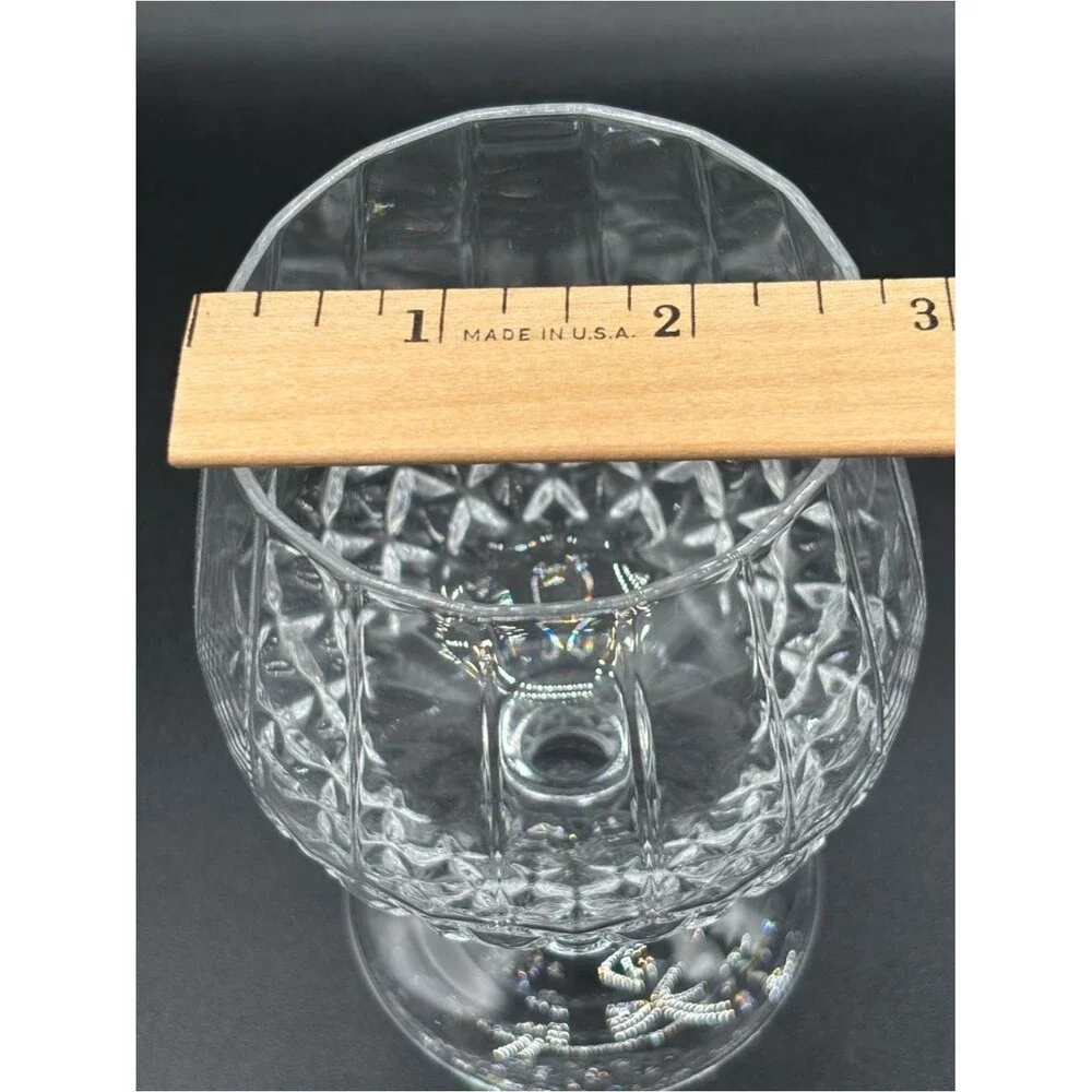 Pair Of (2) Elegant Glass Mikasa Arctic Light Crystal Brandy Snifters 5 3/4in